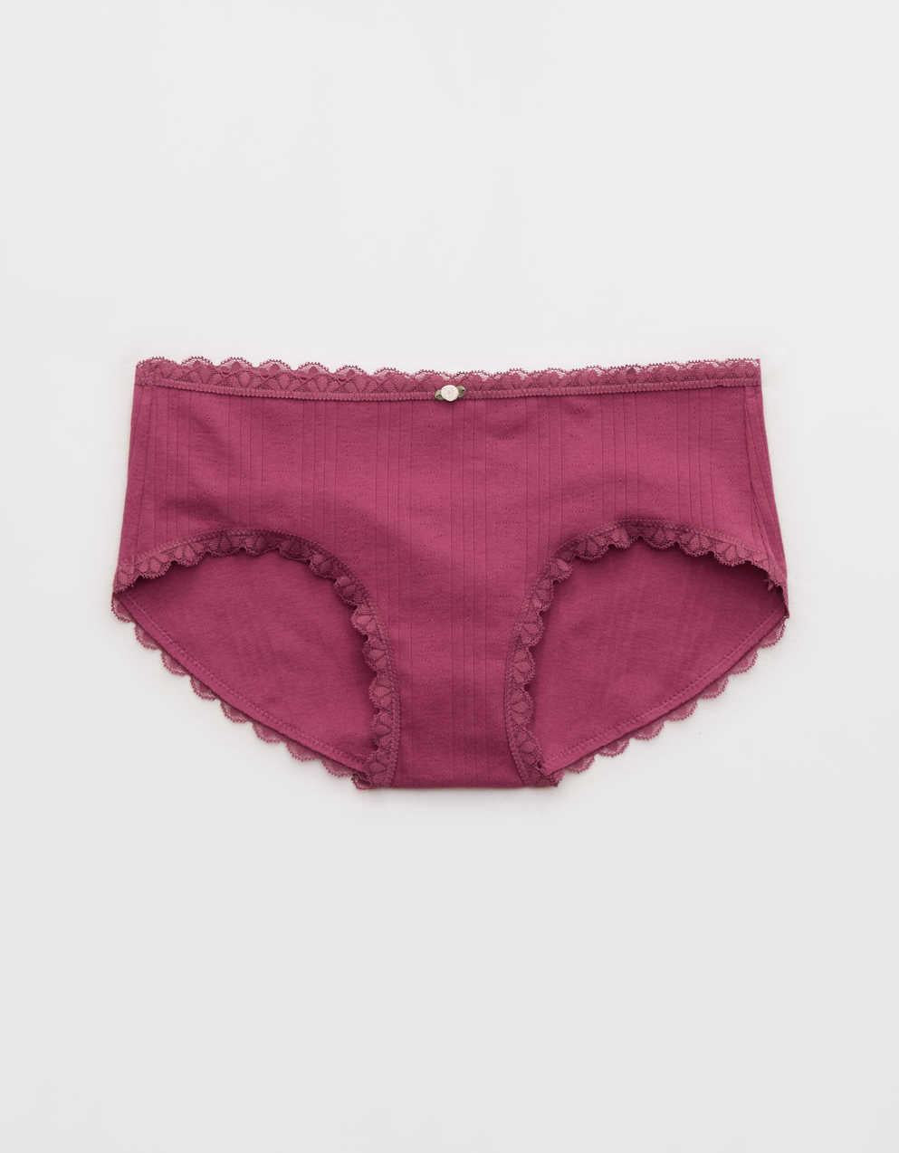 Superchill Cotton Pointelle Lace Boybrief Underwear