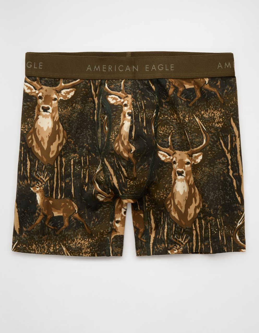 AEO Men's Deer Camo 6" Classic Boxer Brief