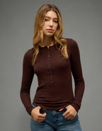 AE Long Sleeve Henley T-Shirt