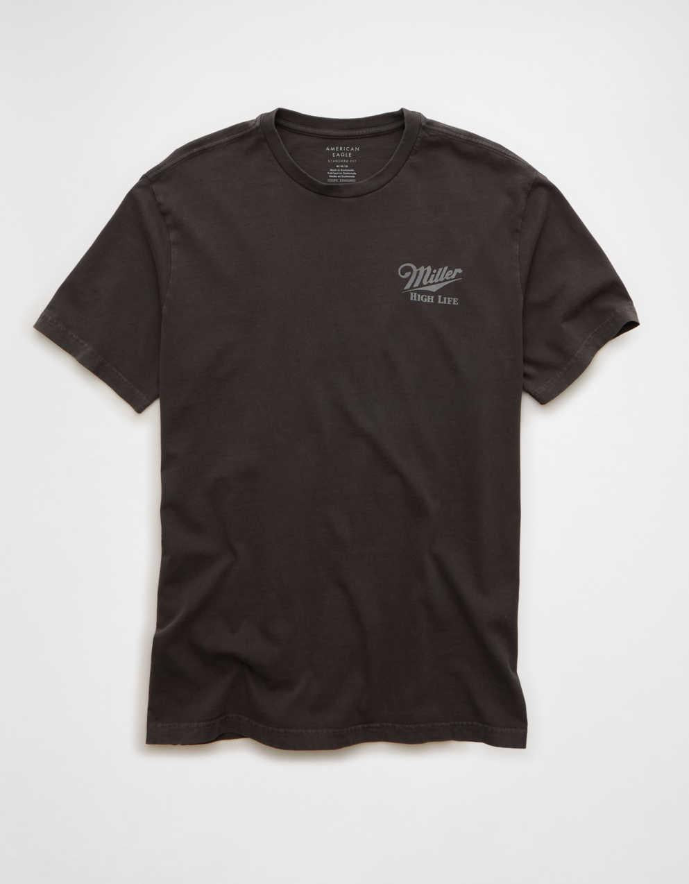 AE Standard Fit Miller High Life Graphic T-Shirt