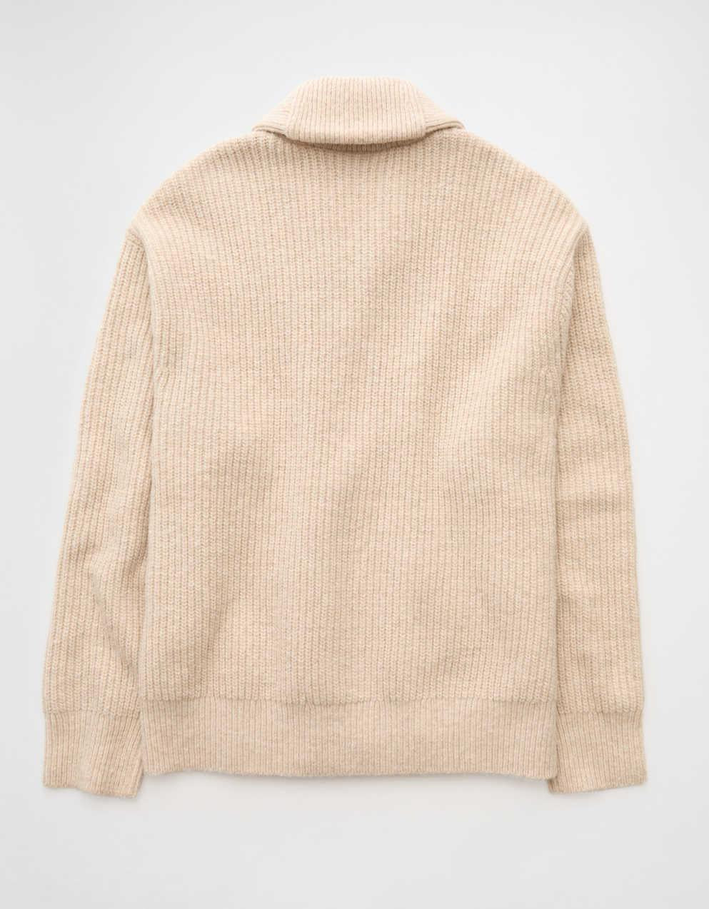 AE Chunky Knit Shawl Cardigan