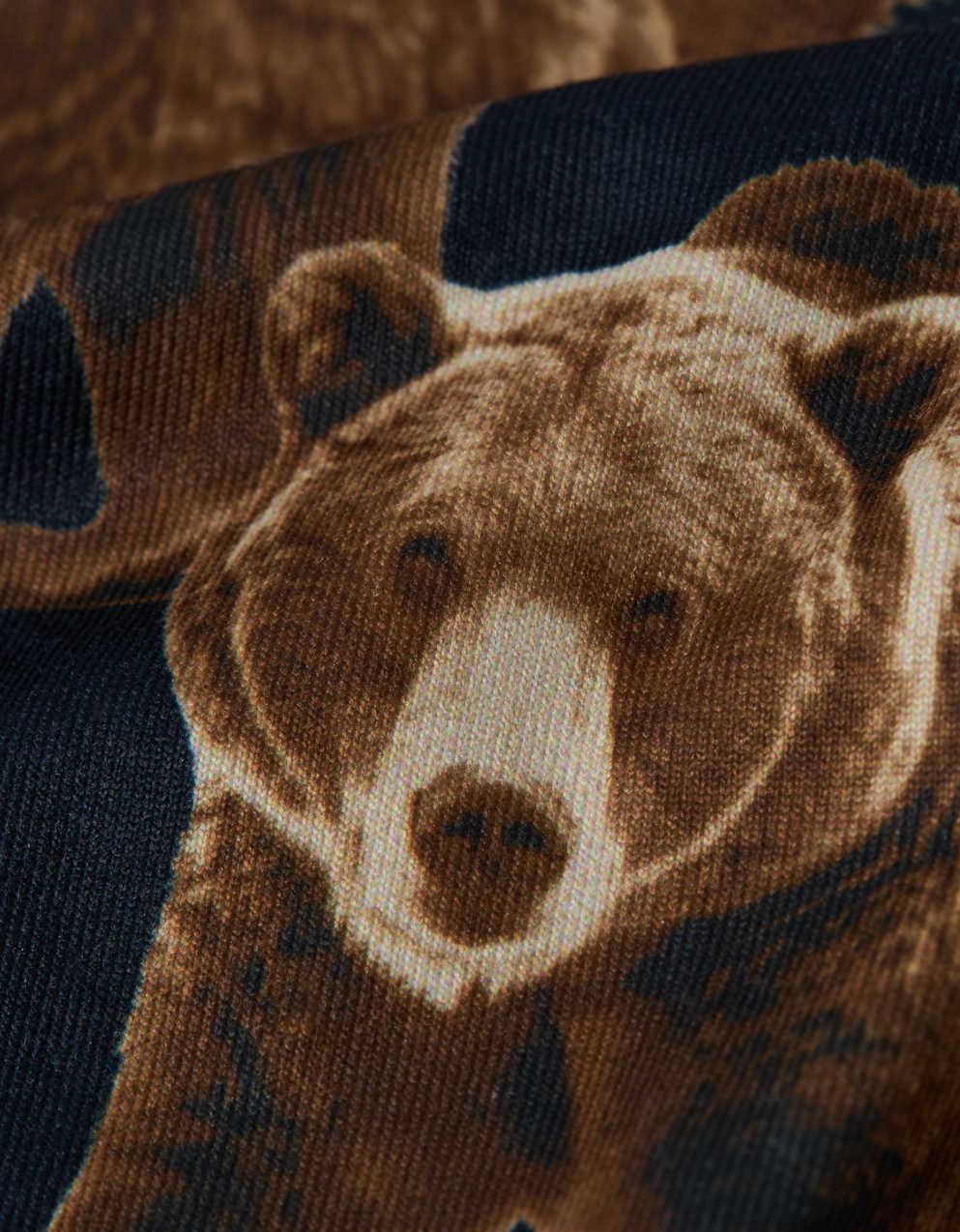 AEO Men's Bear Print 6" Flex Boxer Brief