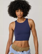 OFFLINE By Aerie Real Me XTRA High Neck Longline Sports Bra