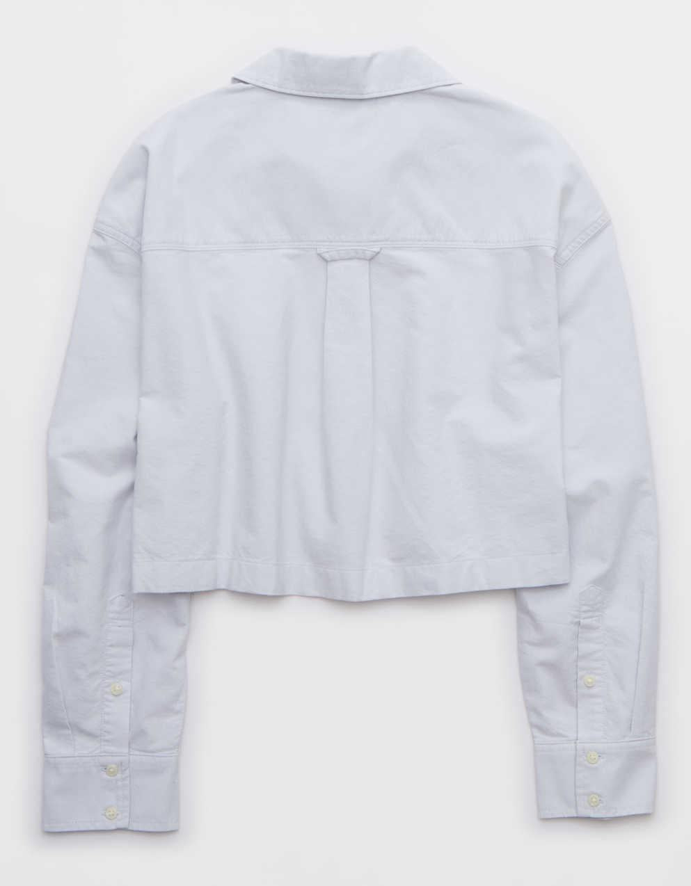 OFFLINE By Aerie Cropped Button Up Shirt