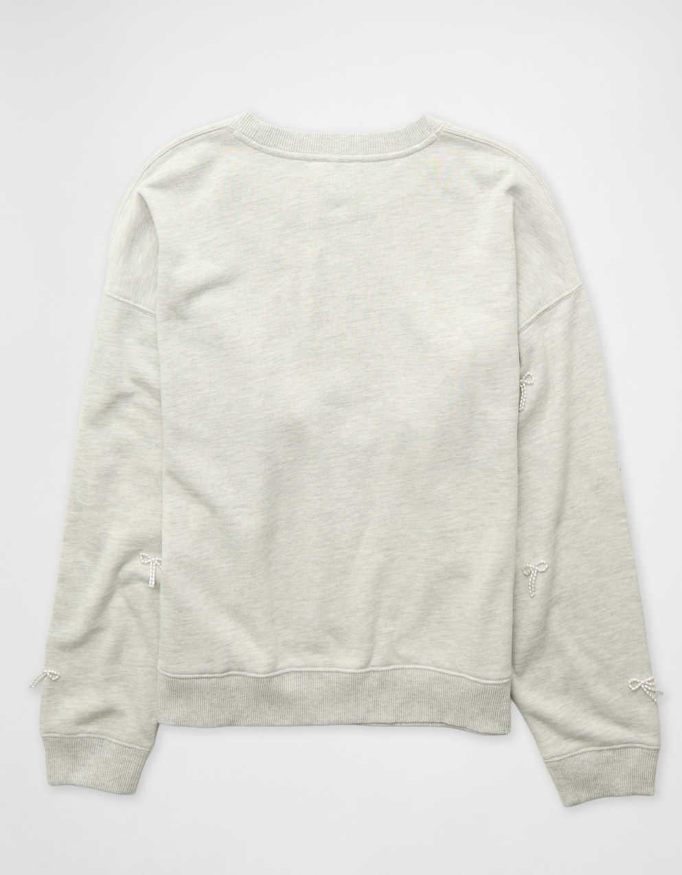 AE Embellished Bow Sweatshirt