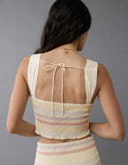 AE Pride Smocked Crop Top