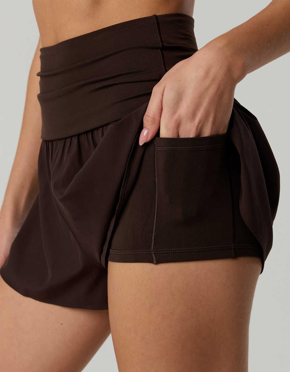 OFFLINE By Aerie Real Me Foldover Flowy Short