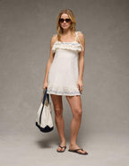 AE Ruffle Tie-Strap Mini Dress