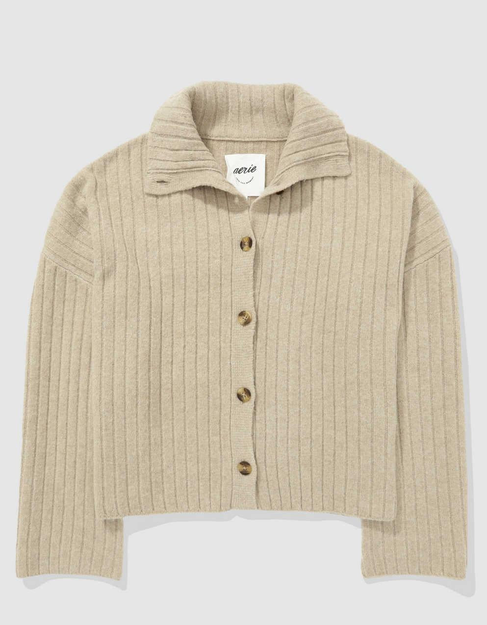 Aerie unREAL Ribbed Cardigan