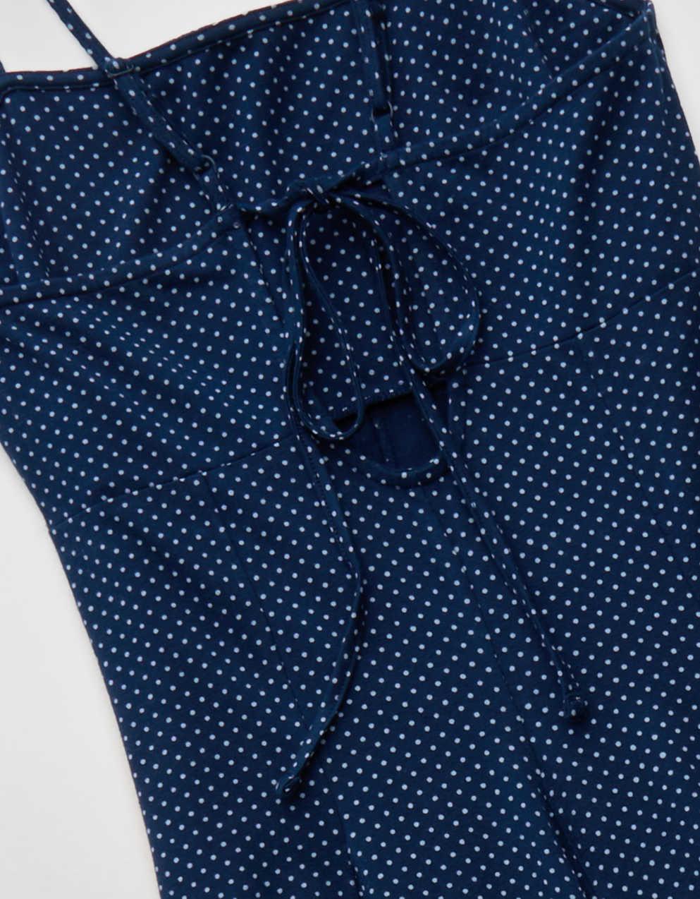 AE Knit Tie-Back Godet Midi Dress