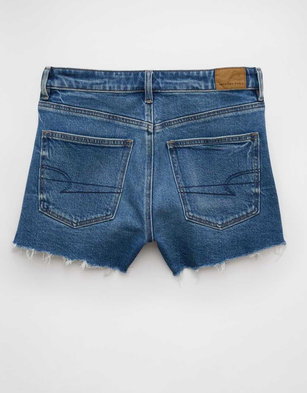 AE Stretch Crossover Denim Mom Short