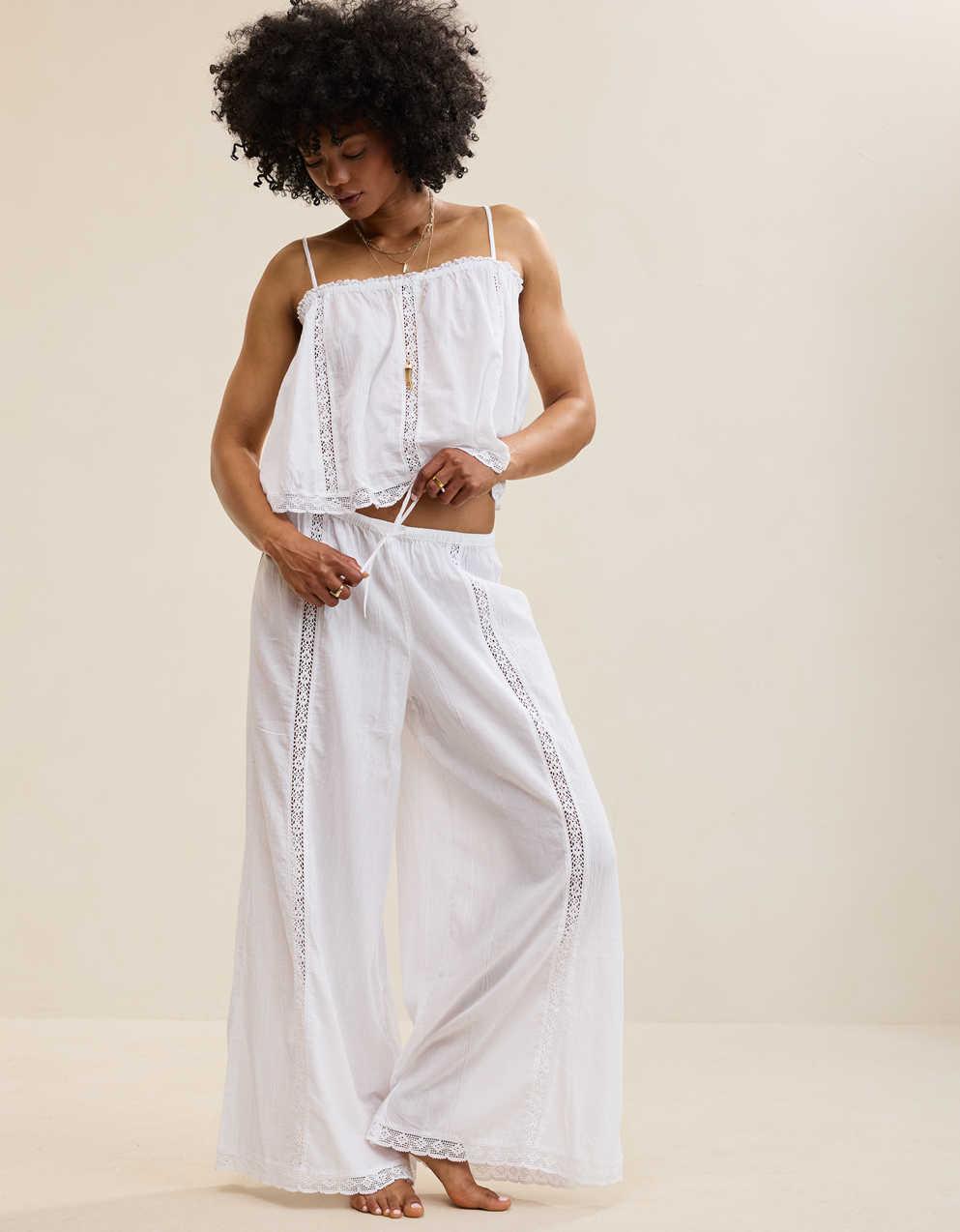 Aerie Cabana Wide Leg Pant
