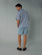 AE Poolside Linen-Blend Button-Up Shirt