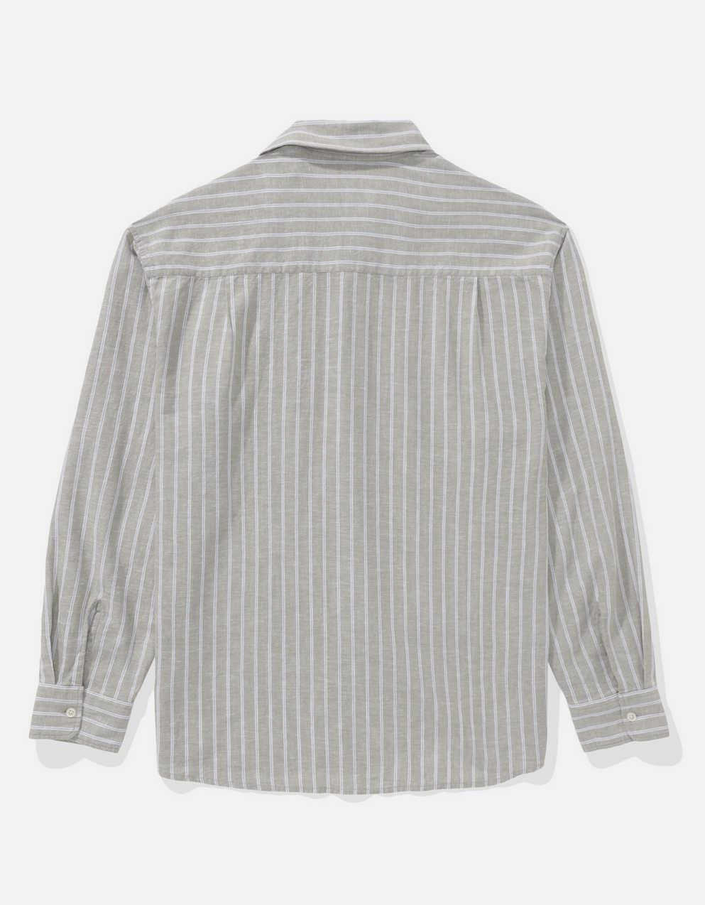 AE Everyday Relaxed Fit Linen-Blend Button-Up Shirt