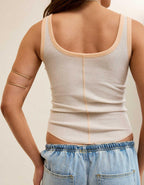 Aerie Ribbed Henley Tank Top