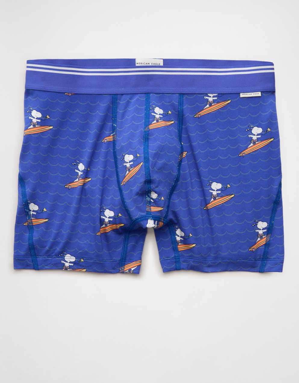 AEO Men's Snoopy 4.5" Ultra Soft Boxer Brief