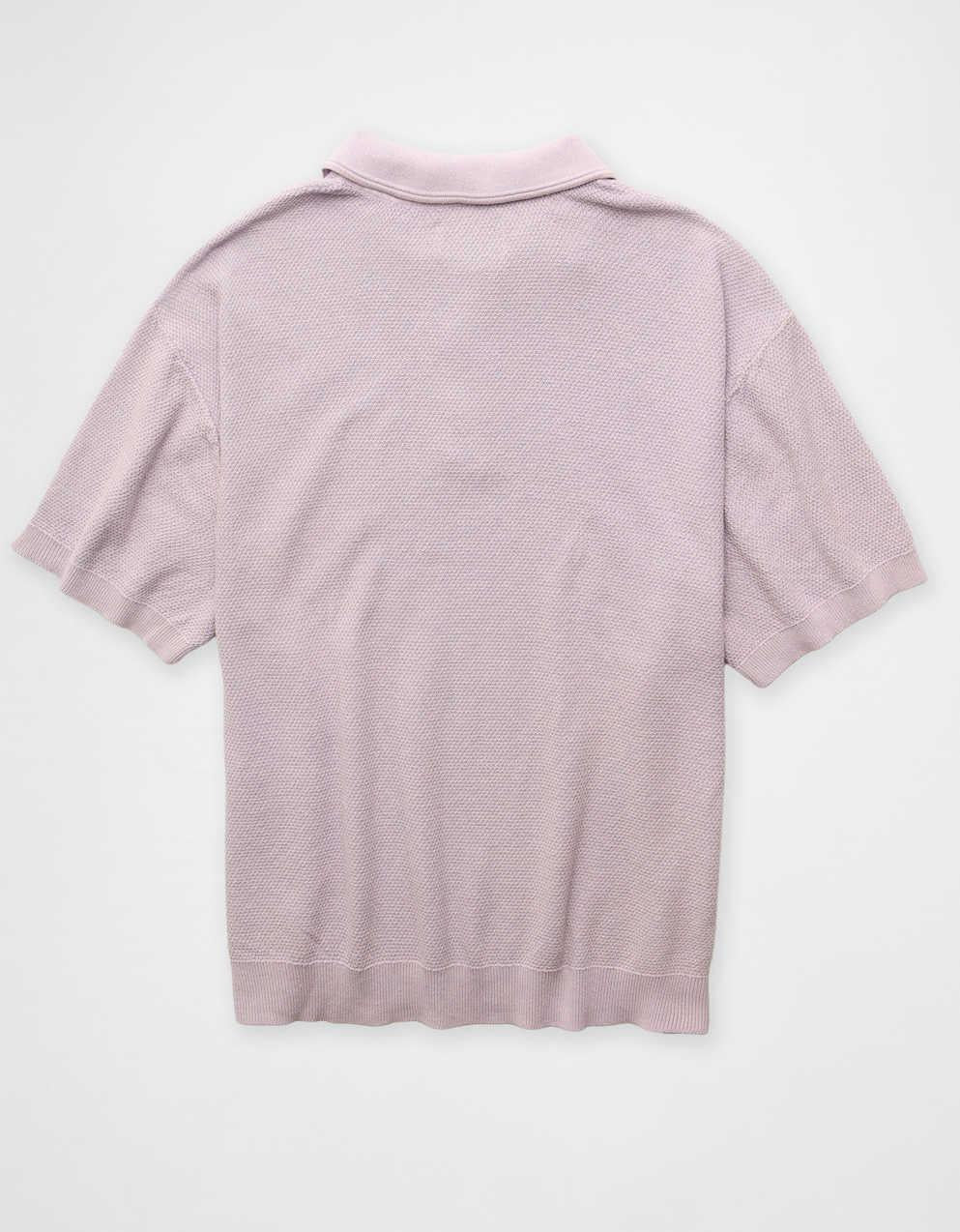 AE Garment-Washed Sweater Polo