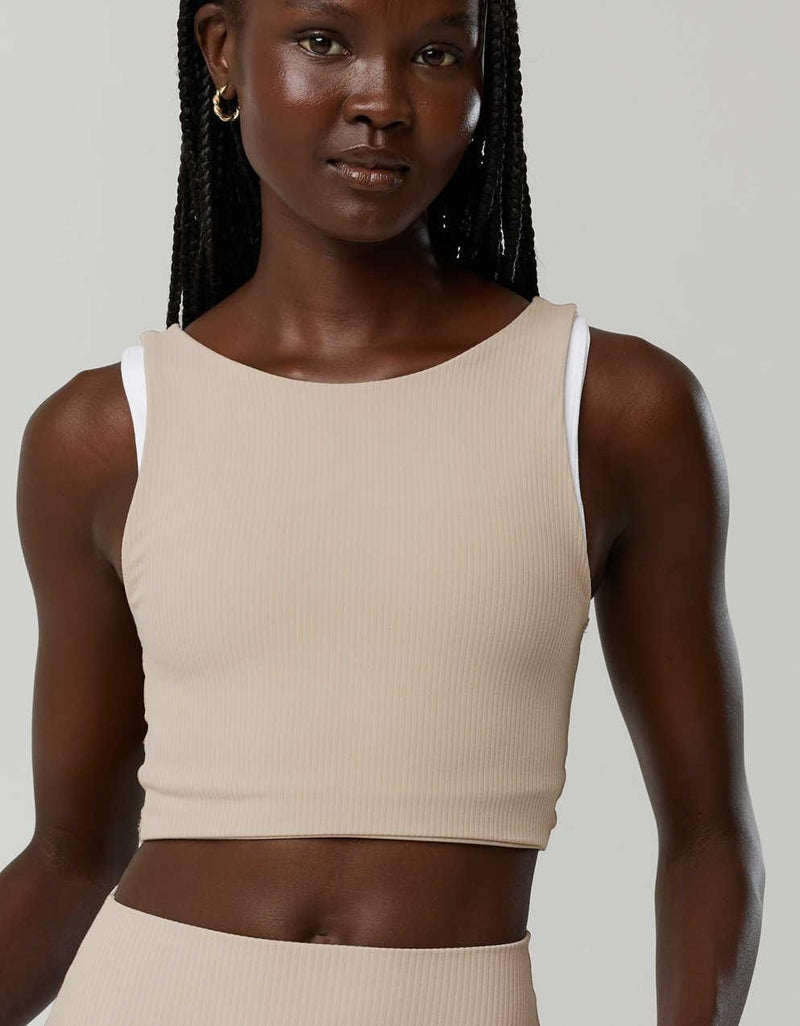 OFFLINE By Aerie Real Me XTRA Rib Switch Up High Neck Sports Bra