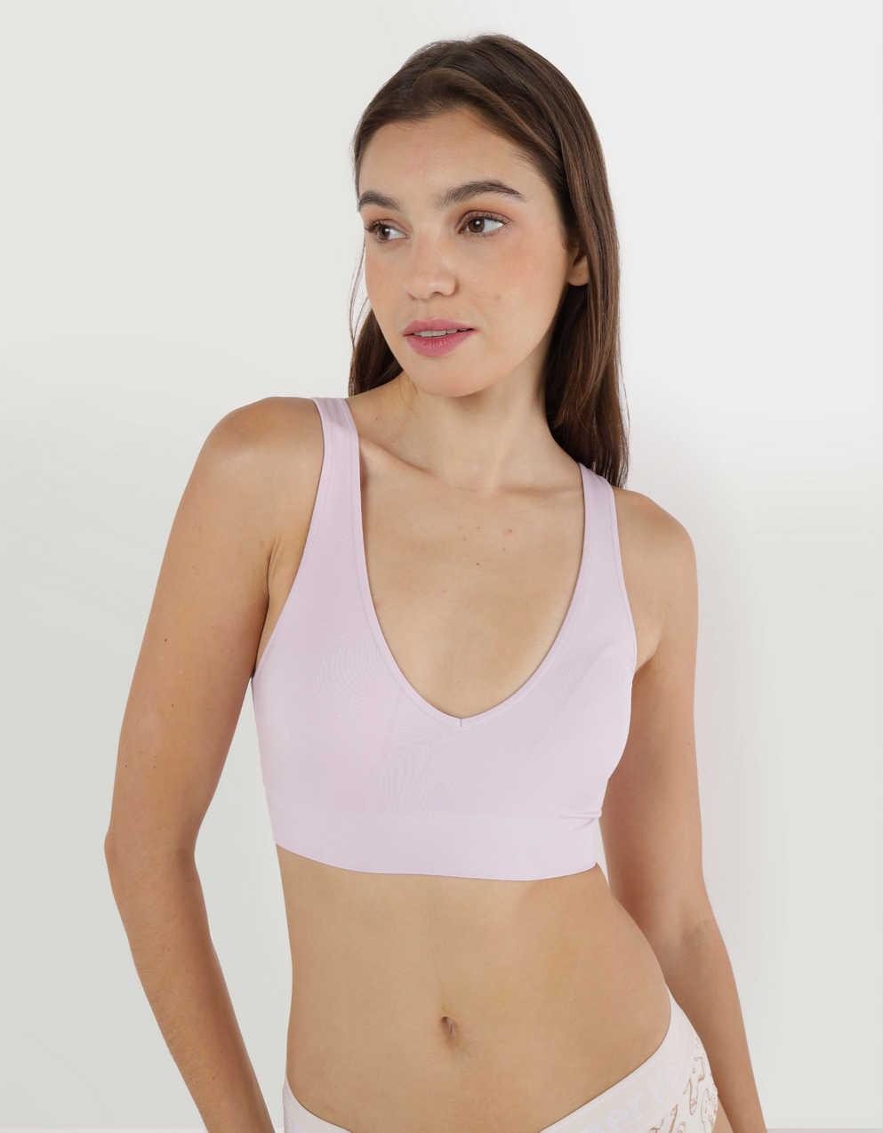 Superchill Seamless Padded Plunge Bralette