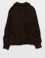 Aerie Classic Quarter Button Sweater