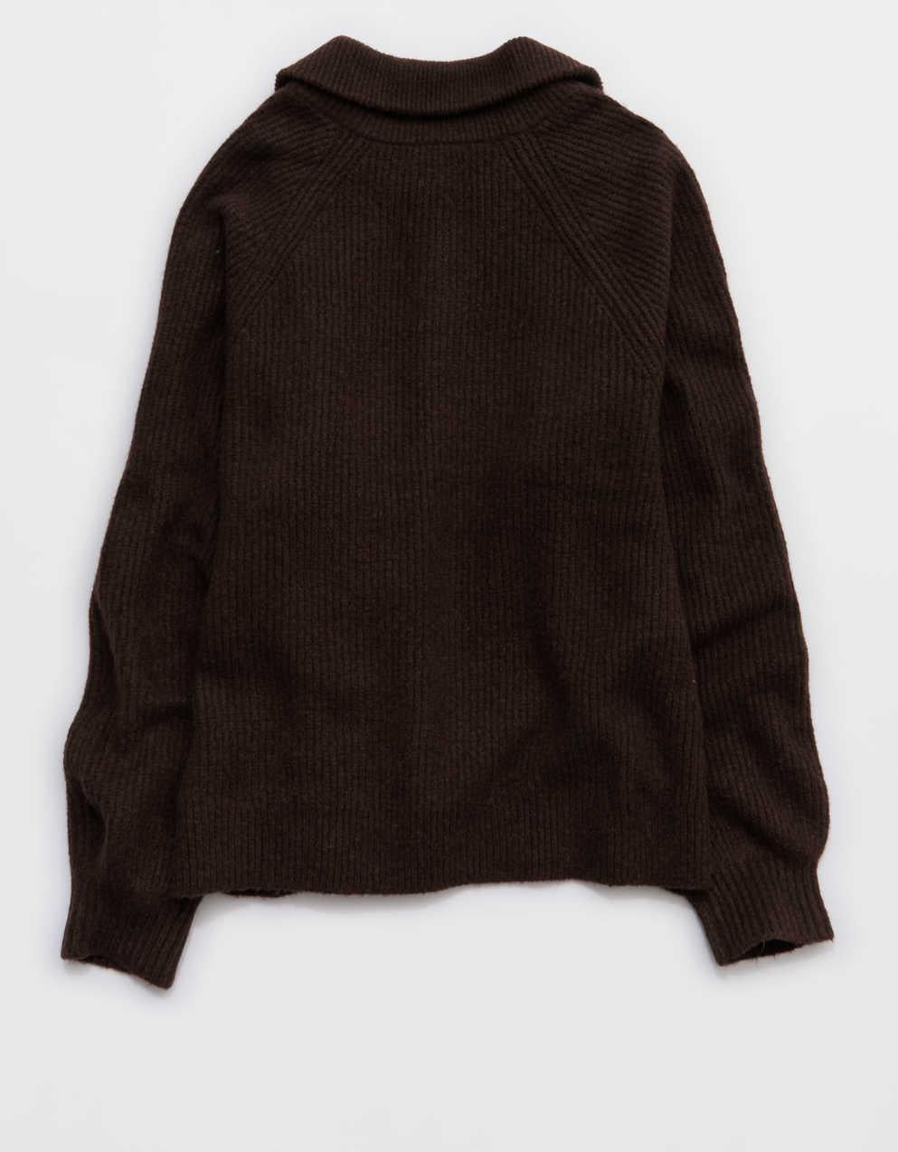 Aerie Classic Quarter Button Sweater