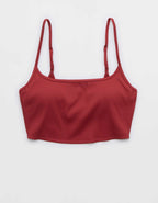 Aerie Ribbed Scoop Longline Bikini Top
