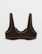 OFFLINE By Aerie Real Me XTRA Rib Picot Sports Bra