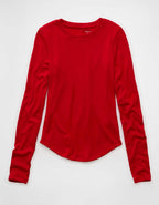 AE Long Sleeve Cozy Crew Neck T-Shirt