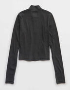 Aerie Long Sleeve Quarter Zip T-Shirt
