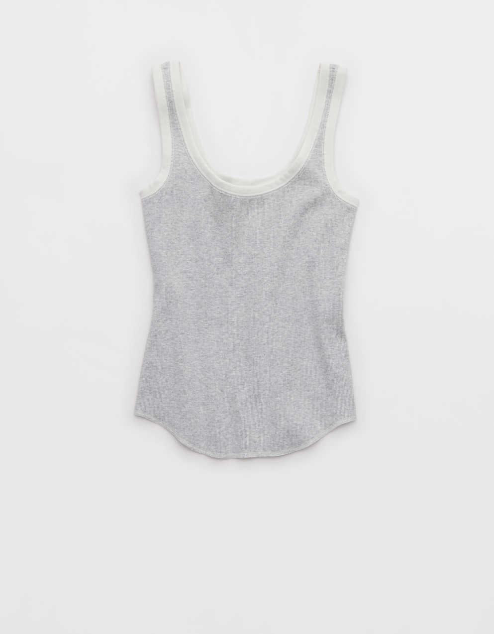 Aerie Ribbed Scoop Neck Tank Top