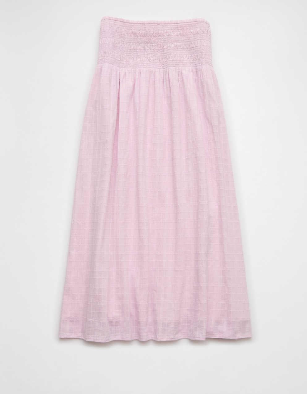 AE High-Waisted Smocked Maxi Skirt