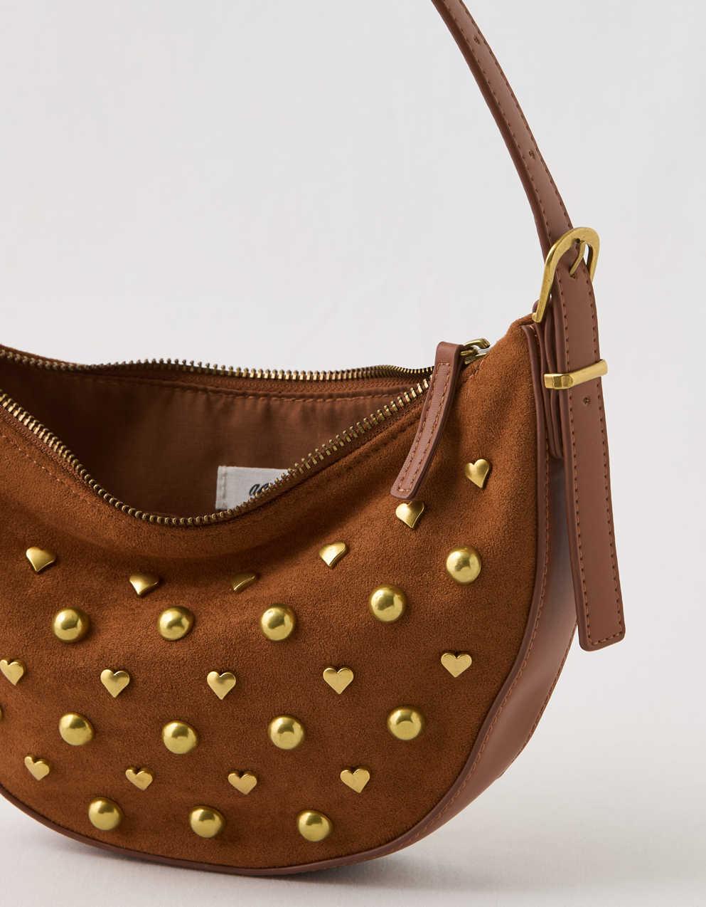 Aerie Mini Suede Sling Bag