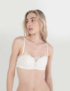 Show Off Embroidery Strapless Push Up Bra