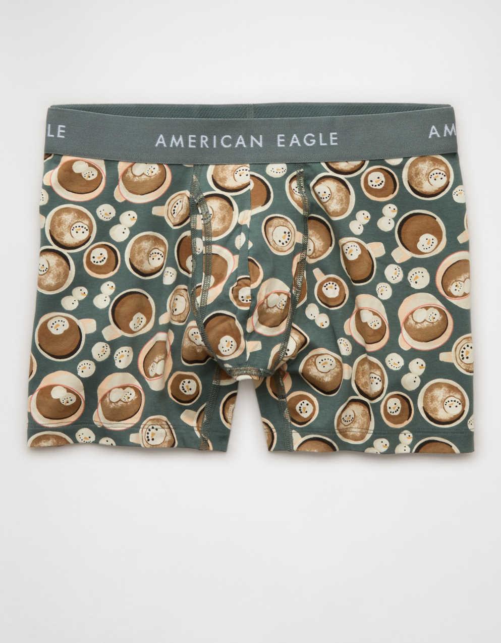 AEO Men's Cocoa 4.5" Classic Boxer Brief