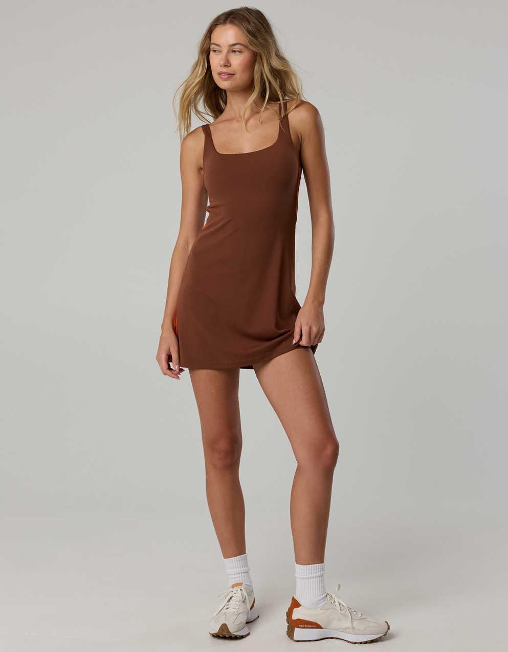 OFFLINE By Aerie Real Me XTRA Square Neck Track Mini Dress