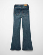 AE Super High-Waisted Embroidered Flare Jean