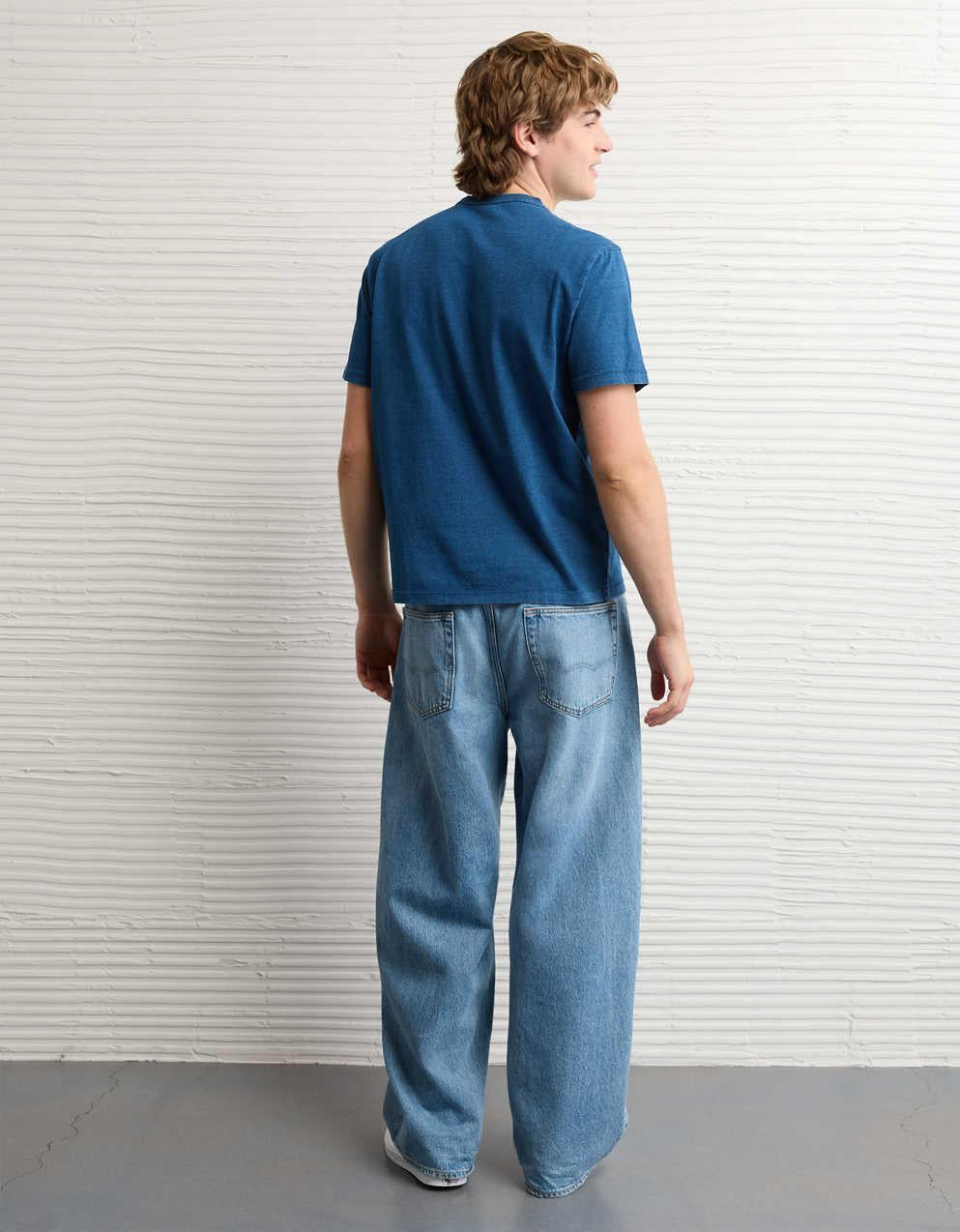 AE Standard Fit Indigo T-Shirt