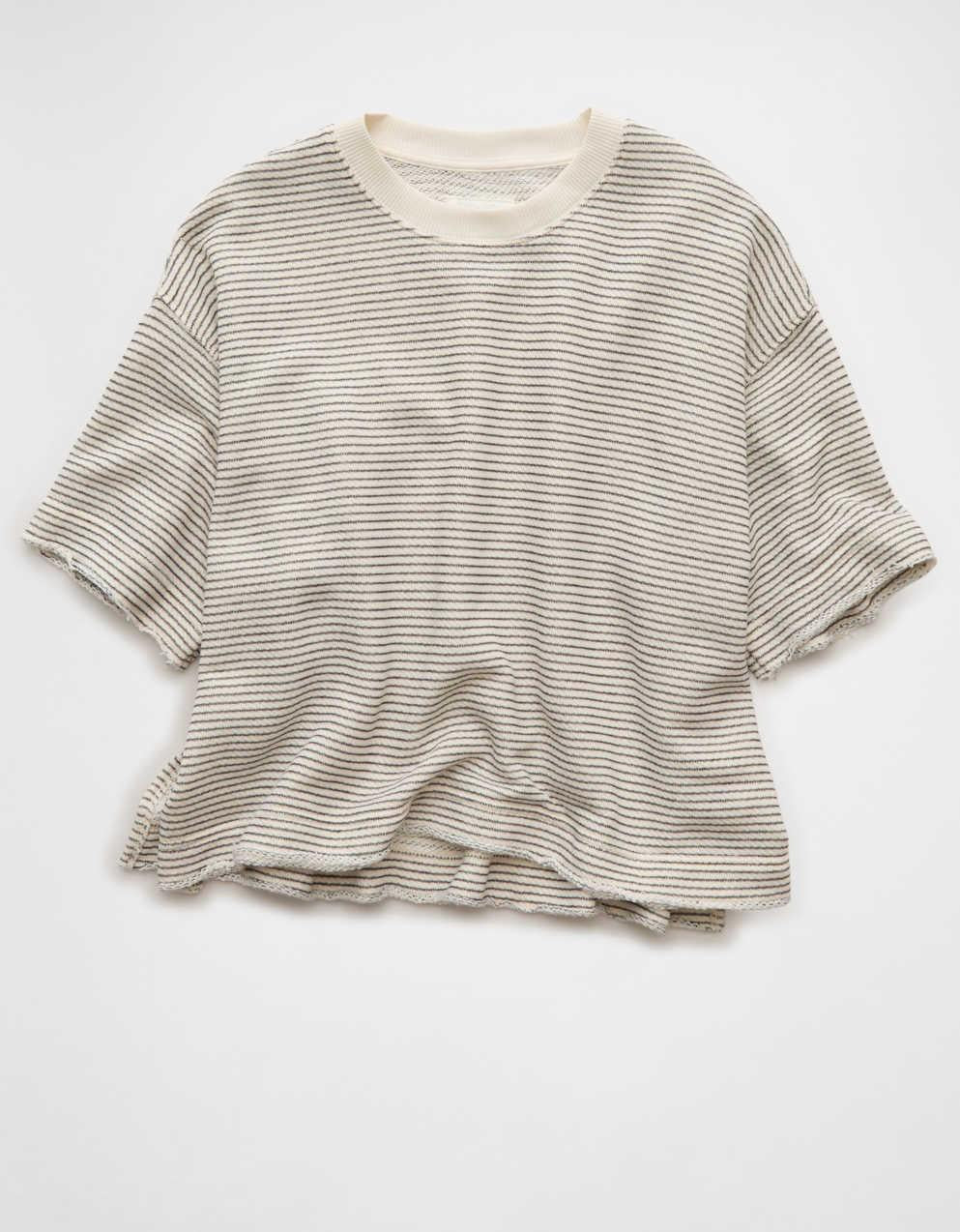 AE Boxy Short-Sleeve Sweatshirt