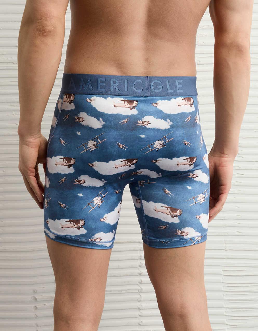 AEO Men's Planes 6" Flex Boxer Brief