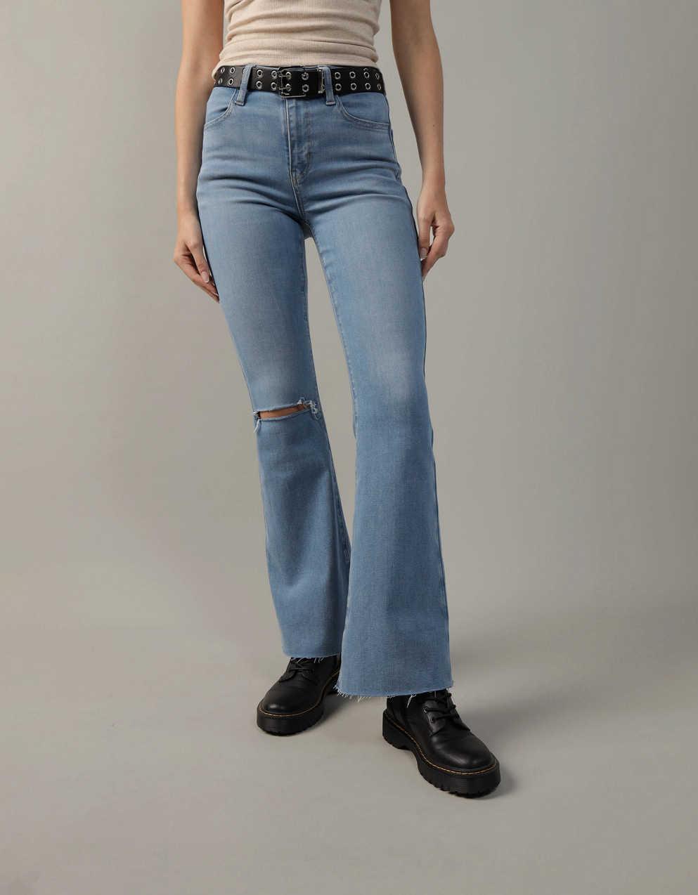 AE Super High-Waisted Flare Jean