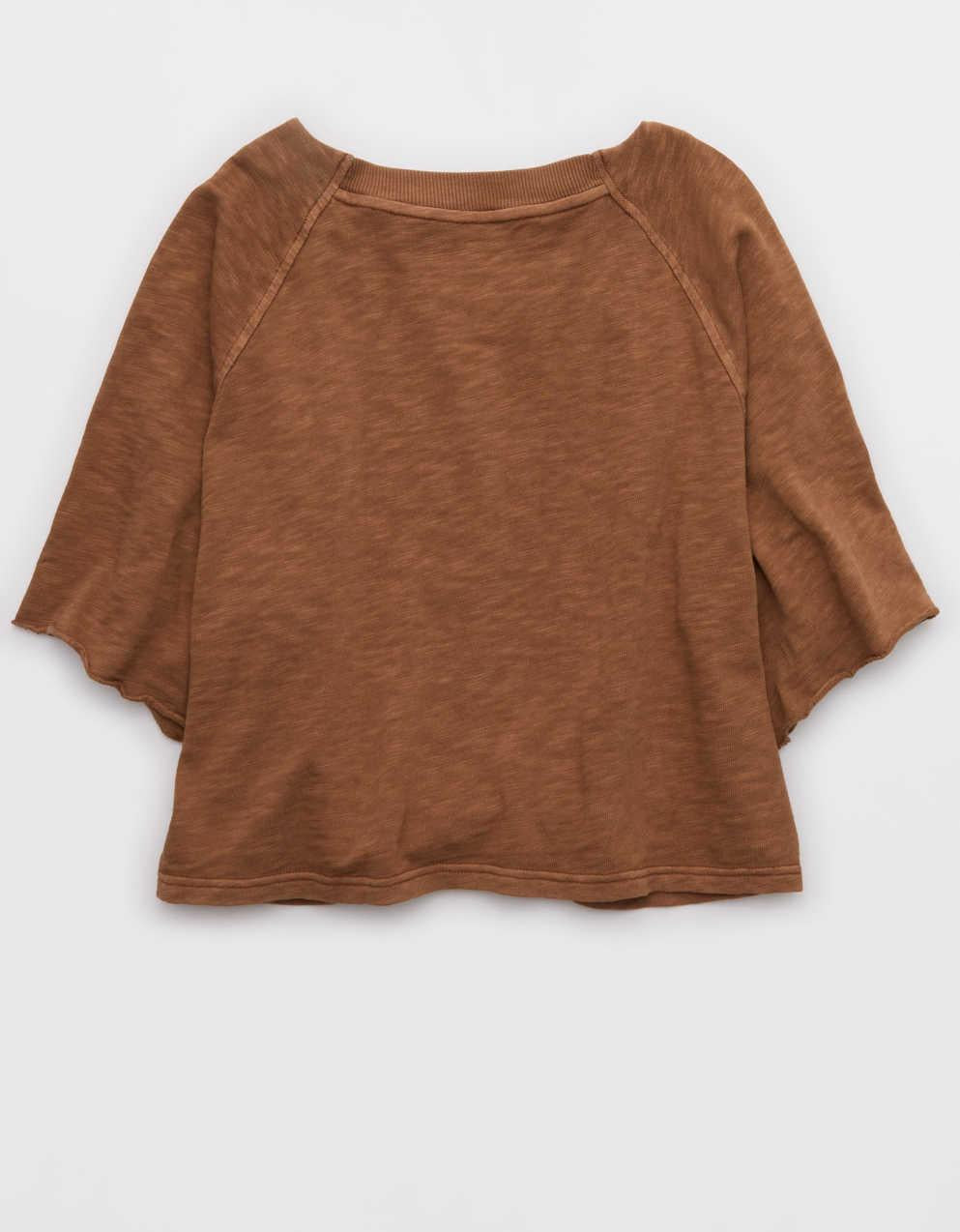 Aerie It's Casual Knit Slub T-Shirt