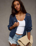 AE Open Stitch Cardigan