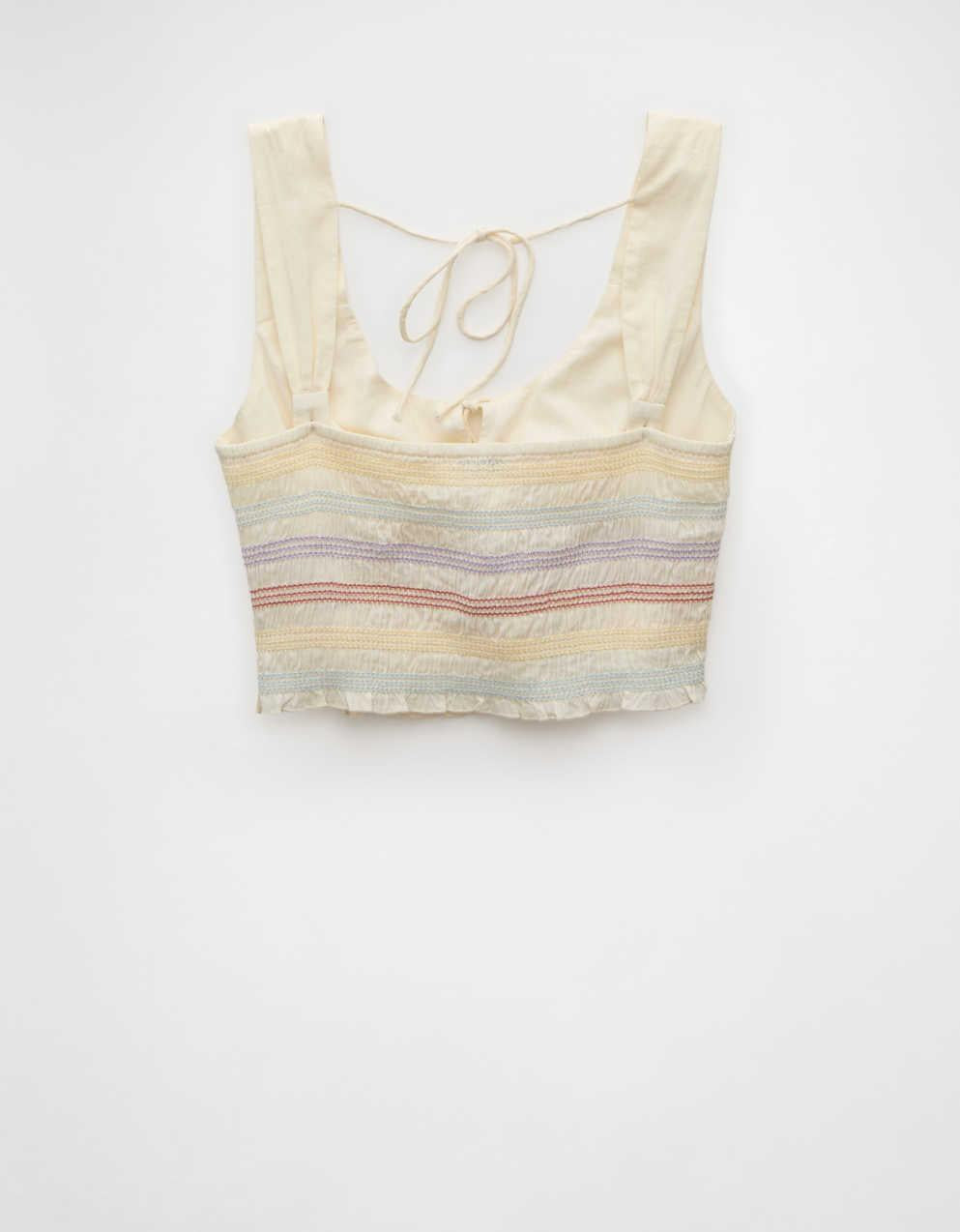 AE Pride Smocked Crop Top