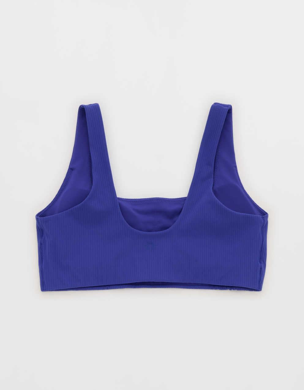 OFFLINE By Aerie Real Me XTRA Ribbed Classic Sports Bra