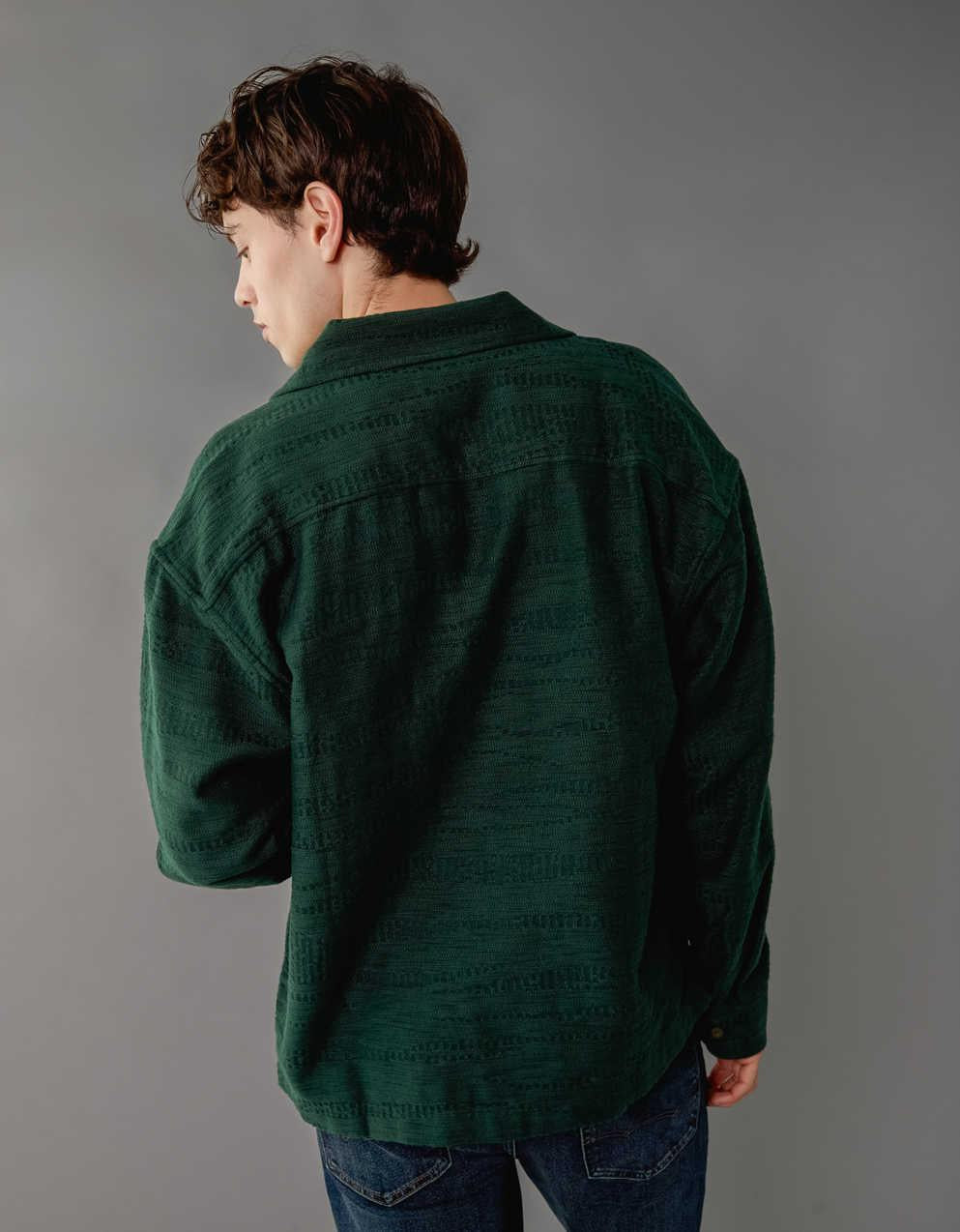AE Textured Shacket