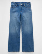 AE Dreamy Drape Strigid Low-Rise Ultra Wide-Leg Jean