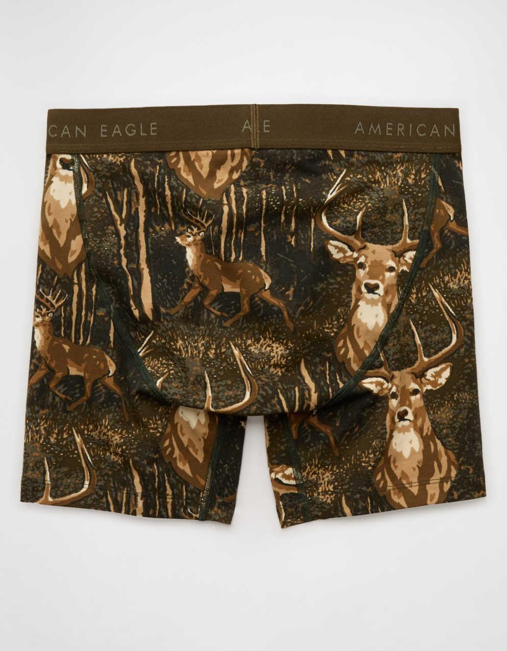 AEO Men's Deer Camo 6" Classic Boxer Brief