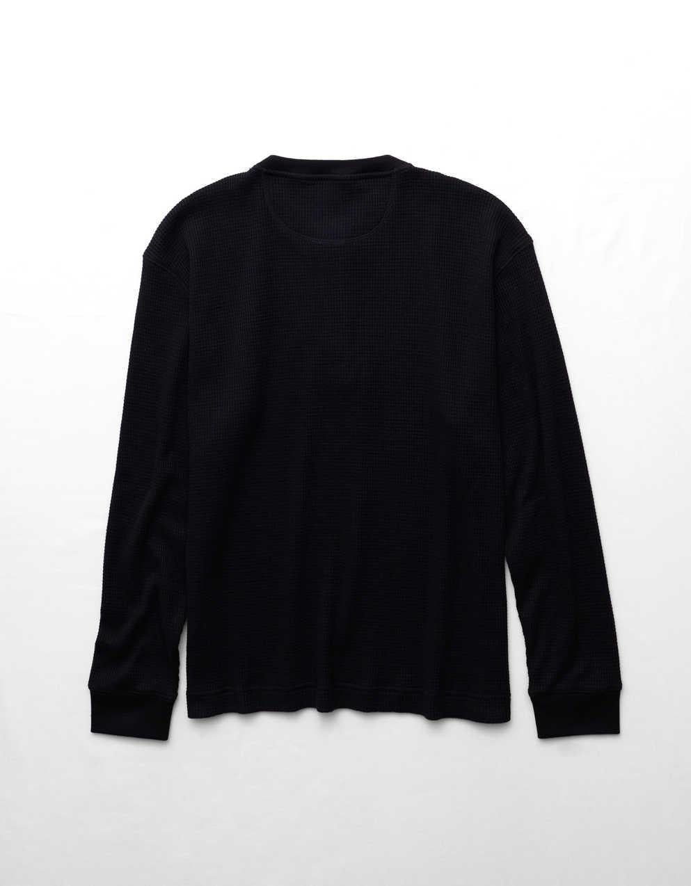 AE Long-Sleeve Thermal Henley T-Shirt