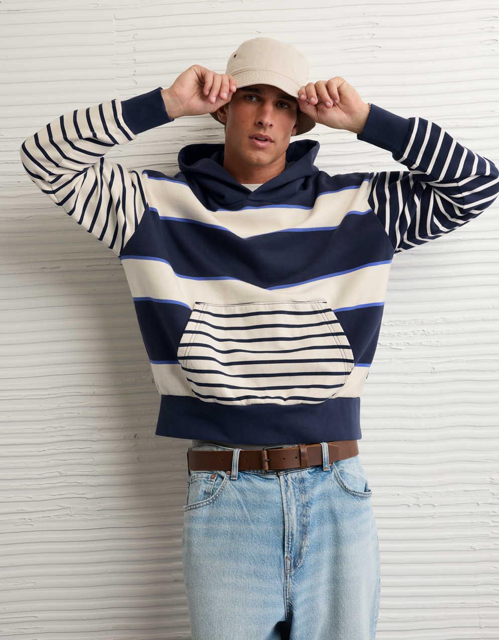 AE Laidback Luxe Colorblock Hoodie
