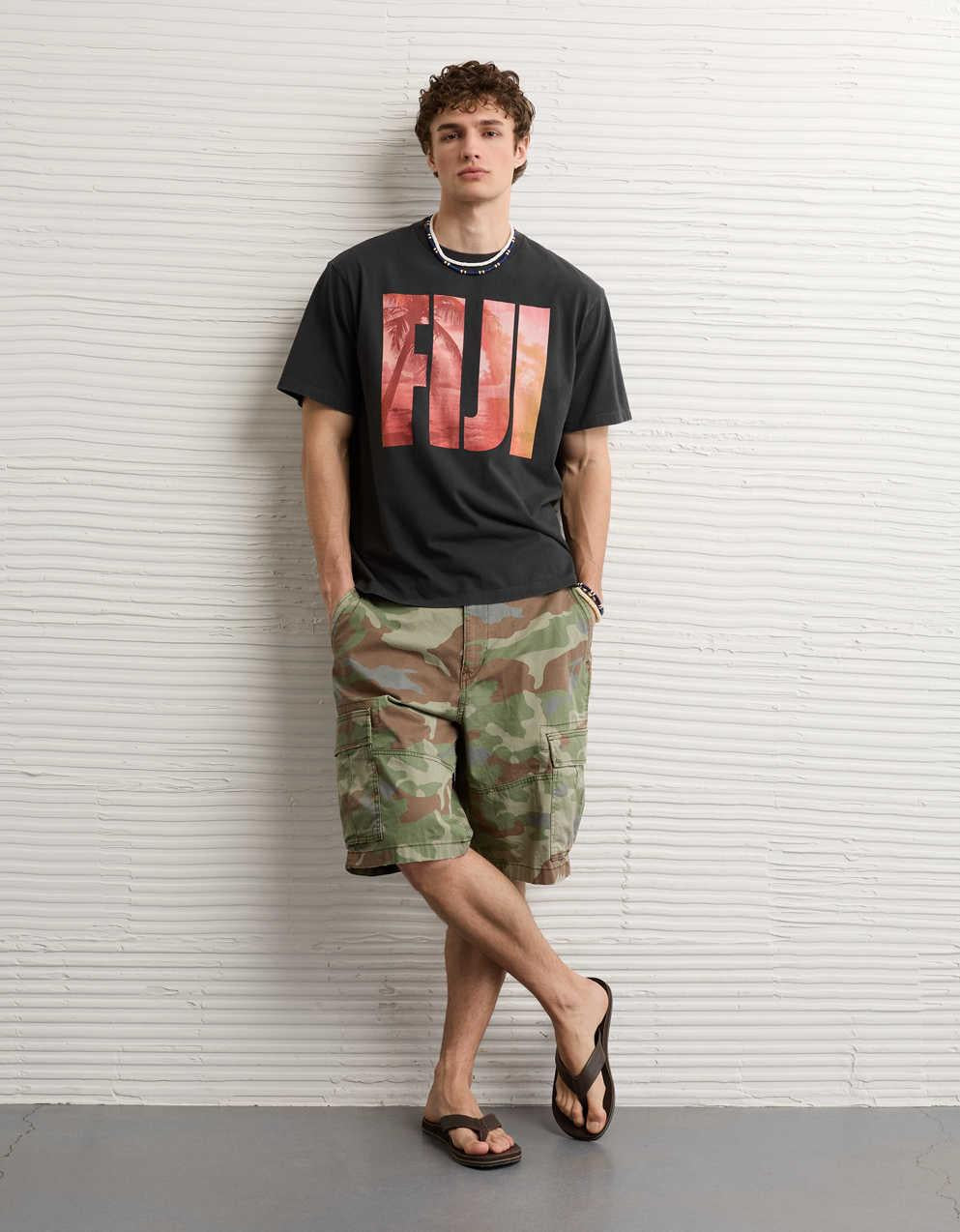 AE Standard Fit Destination Graphic T-Shirt